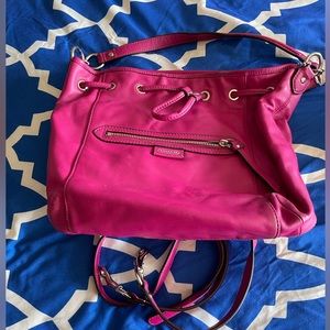 Women’s COACH Drawstring Bag with Detachable Shoulder Strap